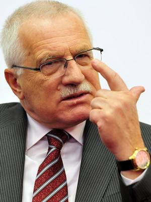 Prezident Václav Klaus.